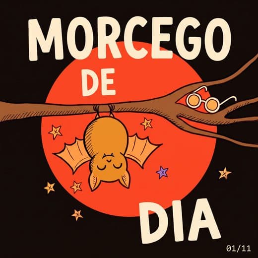 Capa do livro Morcego de Dia
