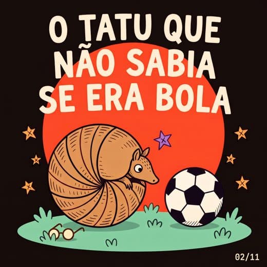 Capa do livro O Tatu Que Não Sabia Se Era Bola