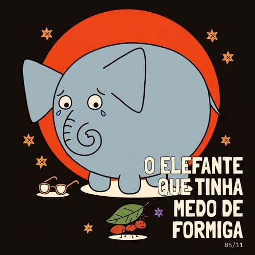 Capa do livro O Elefante Que Tinha Medo de Formiga
