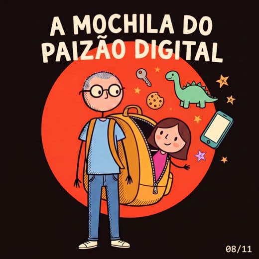 Capa do livro A Mochila do Paizão Digital