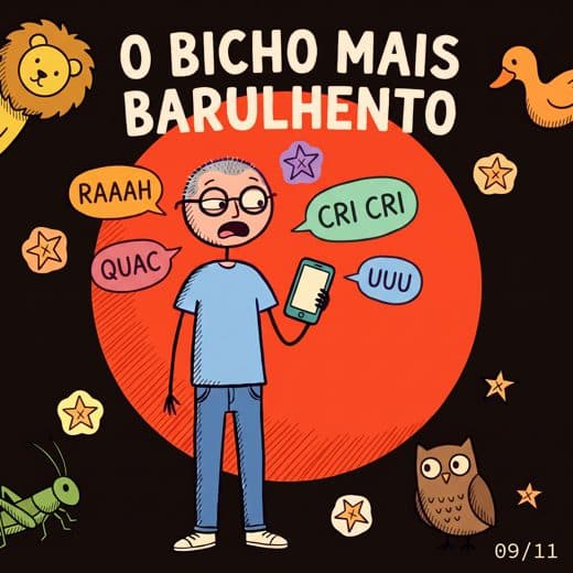 Capa do livro O Bicho Mais Barulhento